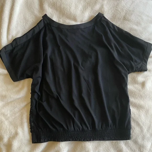NewYork & Company black sequin, opened shoulders! - Picture 4 of 9
